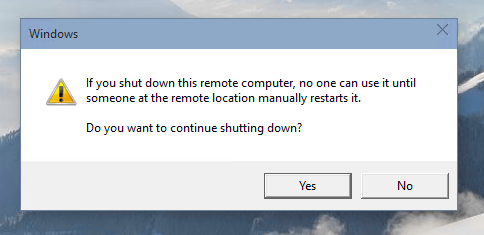 Shutdown Windows 10 via RDP 04